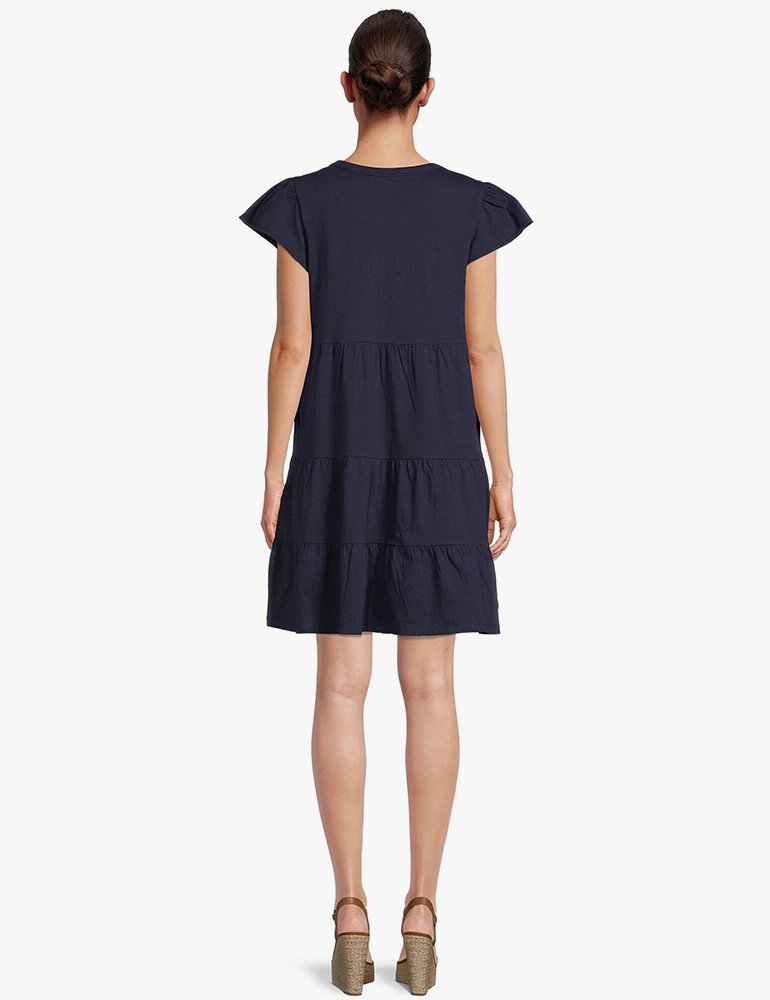 Short Sleeve Knit Dress - Image 2