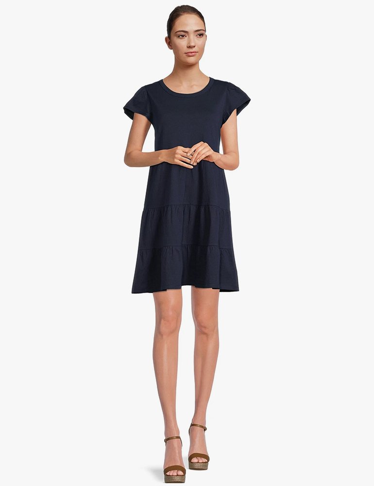 Short Sleeve Knit Dress - Image 4